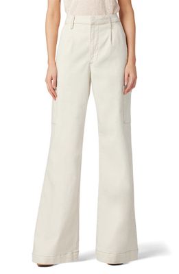 Joe's The Petra Pleated High Waist Wide Leg Twill Pants in Natural