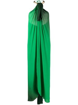 Johanna Ortiz Dreamer's Refuge halterneck maxi dress - Green