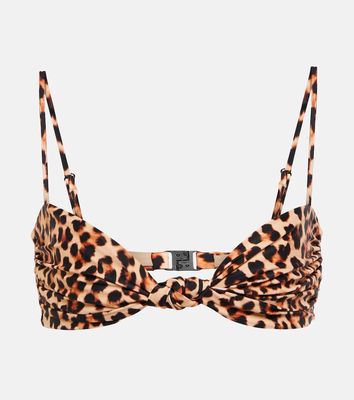 Johanna Ortiz Leopard-print bikini top