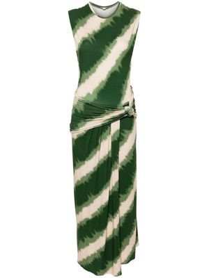 Johanna Ortiz Wrapped In Color midi dress - Green