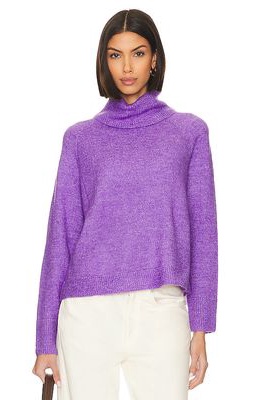 John & Jenn by Line Emmett Sweater in Purple