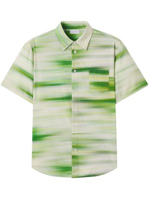 John Elliott abstract-pattern short-sleeve shirt - Motion Meadow