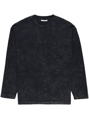 John Elliott acid-wash cotton sweatshirt - Black