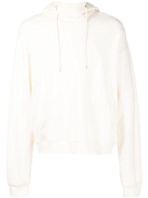 John Elliott Aspen Mock cotton hoodie - White