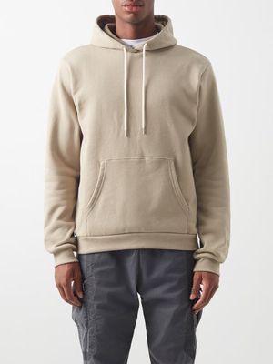 John Elliott - Beach Cotton-jersey Hooded Sweatshirt - Mens - Beige