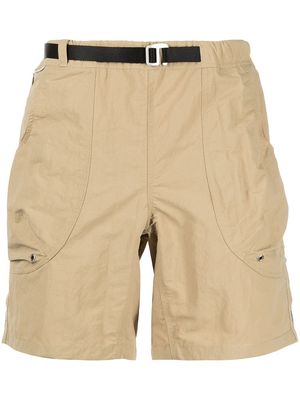 John Elliott belted safari shorts - TAN