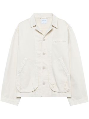 John Elliott button-up cotton shirt jacket - Neutrals