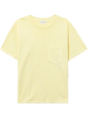 John Elliott chest-pocket T-shirt - Yellow