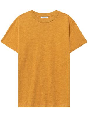 John Elliott crew-neck organic-cotton T-shirt - Yellow