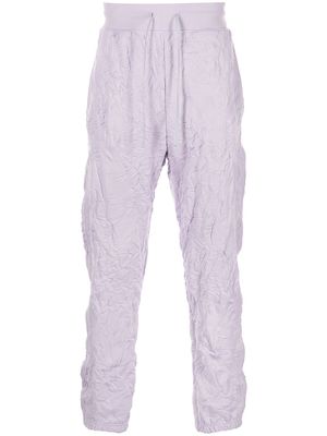 John Elliott Crinkled Terry Sydney Sweatpants - Purple