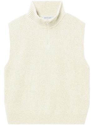 John Elliott Dakota half-zip sweater vest - Neutrals
