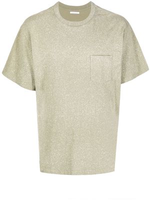 John Elliott glittered pocket T-Shirt - Green