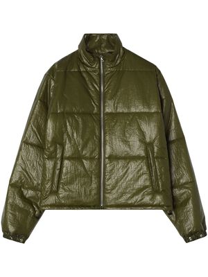 John Elliott high-neck padded puffer jacket - OLIVE
