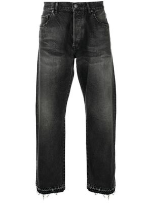 John Elliott Kane mid-rise cropped jeans - Grey