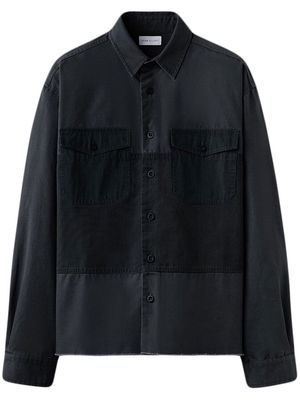 John Elliott panelled button-up shirt - Black