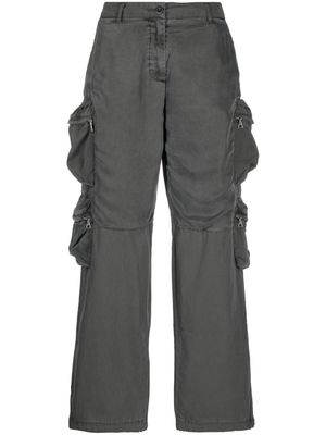 John Elliott panelled parachute cargo trousers - Grey