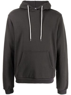John Elliott plain drawstring hoodie - Grey