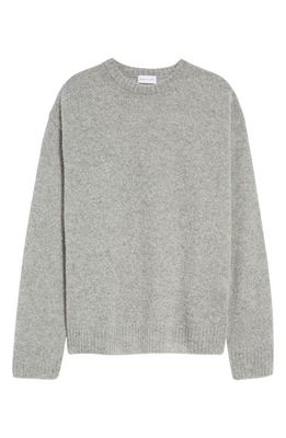John Elliott Powder Wool Blend Crewneck Sweater in Grey
