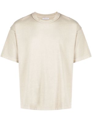John Elliott reverse cropped cotton T-shirt - Neutrals