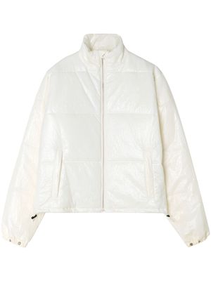 John Elliott shiny-finish padded jacket - White