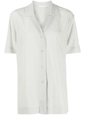 John Elliott short-sleeve silk shirt - Neutrals