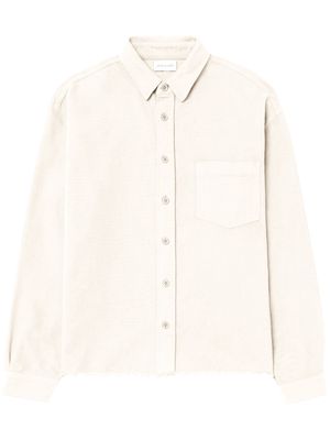 John Elliott Solid Hemi buttoned shirt - Neutrals