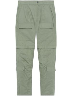 John Elliott tapered-leg ripstop cargo trousers - Green