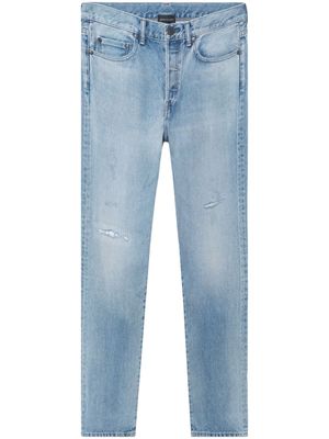 John Elliott The Daze tapered-leg cotton jeans - Blue