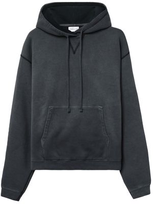 John Elliott Thermal-Lined cotton hoodie - Black