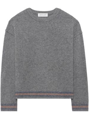 John Elliott Varsity brushed-wool jumper - Grey