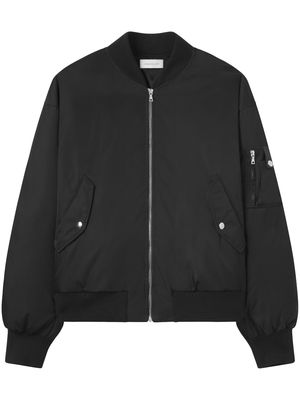 John Elliott zip-up bomber jacket - BLACK
