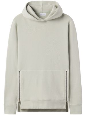John Elliott zipper detailed hoodie - Neutrals