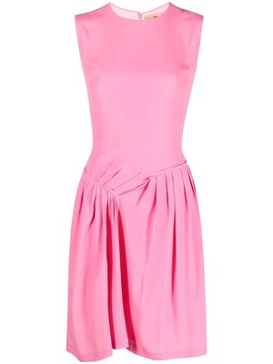 John Galliano Pre-Owned 2000s sleeveless flared dress - Pink