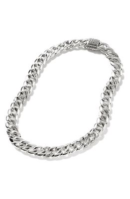 John Hardy Classic Chain Curb Chain Necklace in Silver
