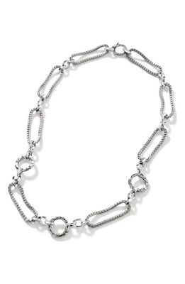 John Hardy Classic Chain Knife Edge Necklace in Silver
