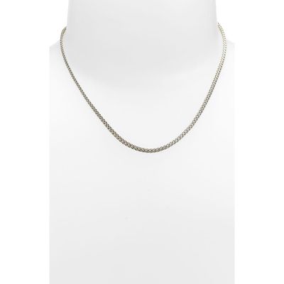 John Hardy 'Classic Chain' Mini Chain Necklace in Silver 