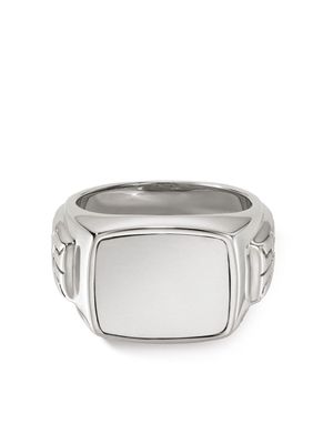 John Hardy ID sterling-silver signet ring