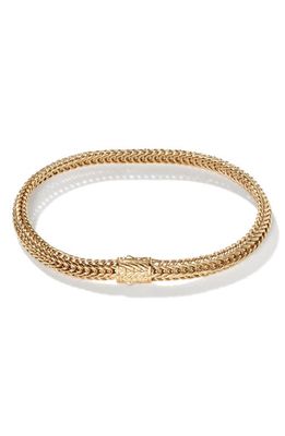 John Hardy Kami Classic Chain Rope Bracelet in Gold