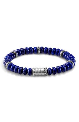 John Hardy Lapis Lazuli Beaded Bracelet in Blue