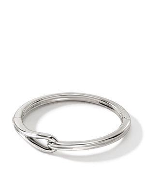 John Hardy Surf Hinged bangle bracelet - Silver