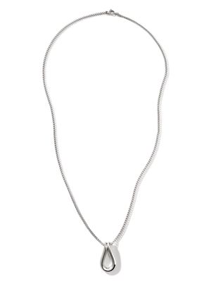 John Hardy Surf pendant chain necklace - Silver