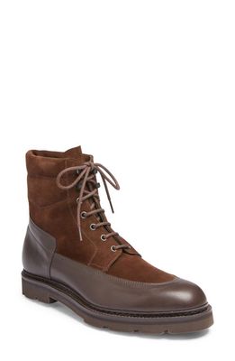 John Lobb Peak Longwing Lugged Ankle Boot in Brown 