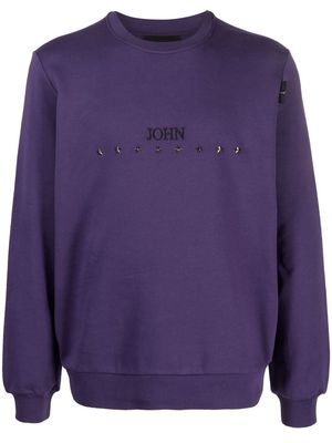 John Richmond Adanpo jersey sweatshirt - Purple