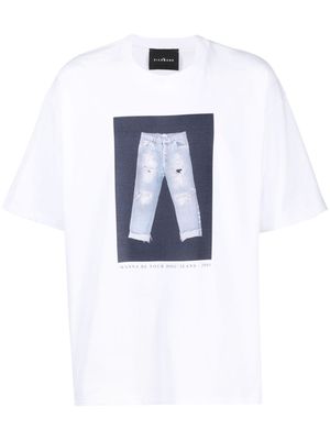 John Richmond Affak graphic-print cotton T-shirt - White