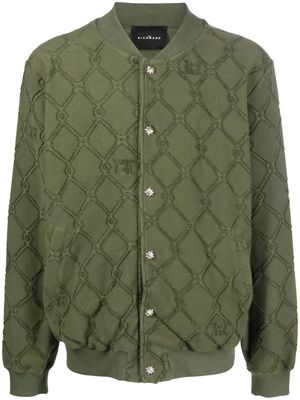 John Richmond button-up bomber jacket - Green