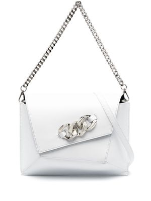 John Richmond chain link-detail tote bag - White