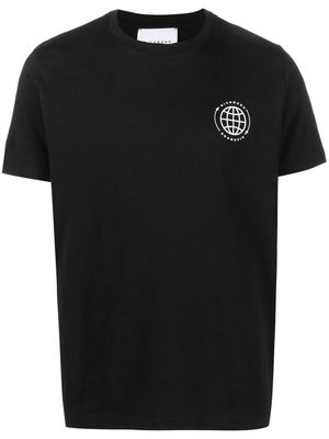 John Richmond crew neck logo t-shirt - Black