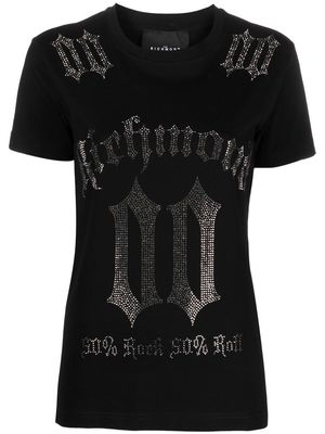 John Richmond crystal-embellished T-shirt - Black
