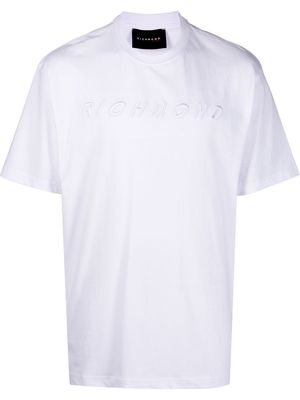 John Richmond embroidered-logo T-shirt - White