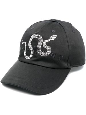 John Richmond gem-embellished baseball cap - Black
